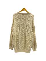 Sweaters of Ireland フィッシャーマン ニット セーター アイルランド製 ハンドニット XL クリーム系/078_画像2