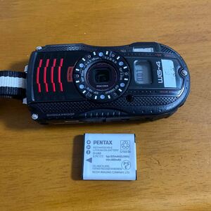RICOH WG-4 GPS デジタルカメラ 防水 撮影 写真 リコー カメラ 中古 バッテリーセット