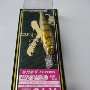 【新品未使用】メガバス／X-75+2《GG BABY PERCH》Tested by 佐藤信治 X-NANAHAN+2 GG ベビーパーチ