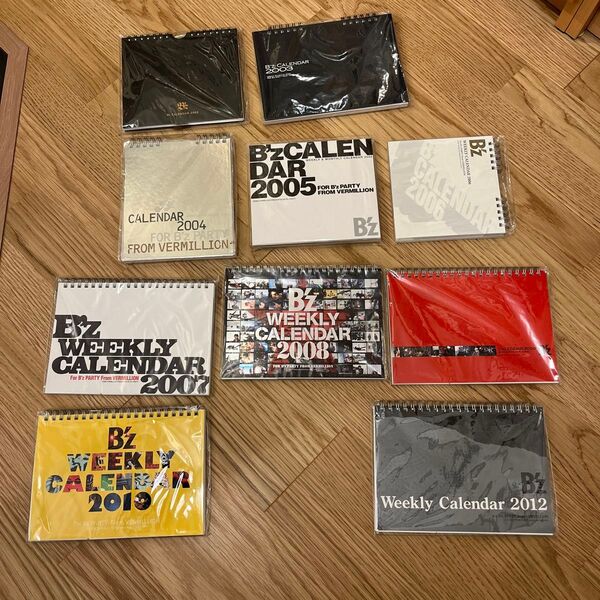 B'z カレンダー 2002〜2010,2012 まとめ売り B'zPARTY