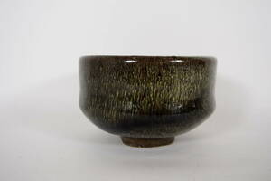 京焼　　楽型　　抹茶茶碗　　　在銘　　　　茶道具　　24　209－17－4