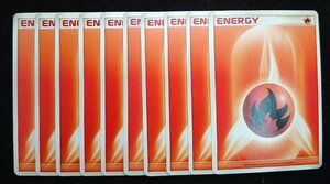 【ポケモンカード】基本 ほのお エネルギーx10枚セット(2006年版ノーマル仕様)　プレイ用
