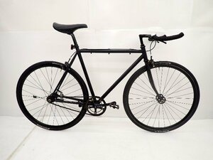 FUJI フジ ピストバイク FEATHER 2021年モデル 54サイズ シングルピスト クロモリ Matte Black 配送/来店引取可 ∽ 6D202-1