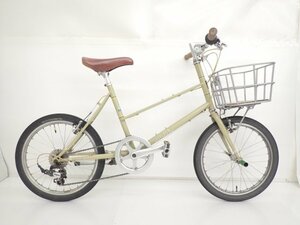 BRUNO/ブルーノ 20インチ ミニベロ MIXTE Flat 2016年モデル Linen 410mm 配送/来店引取可 ◆ 6D70A-2