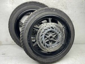 1円スタート ホンダ CB750 RC42 前後 ホイール HA-133【C６×2】CB ボルドール