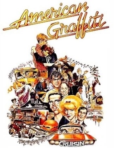 アメリカングラフティ　American Graffiti　直輸入、小ポスター、米国版　tempo-6472、洋画