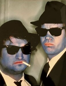 大型写真(約35.5x28cm) 　ブルースブラザース　The Blues Brothers　Dan Aykroyd　John Belushi　輸入　sb0297