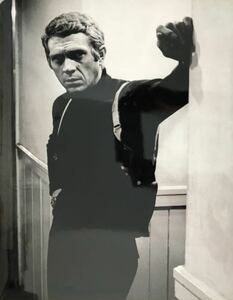 大型写真(約35.5x28cm) 　ブリット　スティーブマックイーン　Bullitt Steve McQueen　輸入　写真　sb0280