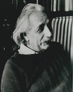 アルベルト・アインシュタイン　ご本人　Albert Einstein　輸入　写真　40183.