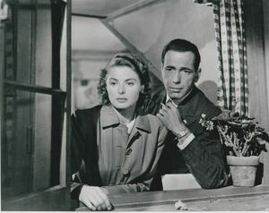 カサブランカ　ハンフリーボガート　イングリッドバーグマン　Casablanca　 Ingrid Bergman　Humphrey Bogart　輸入　写真　40176