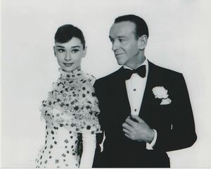 オードリーヘップバーン　フレッドアステア　Fred Astaire　輸入　写真　40065、洋画