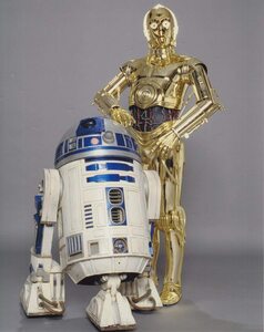 スターウォーズ　C-3PO　R2-D2　輸入　写真　10506、洋画