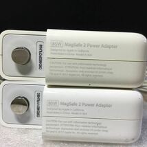 【送料無料】(020868D) Apple 85W MagSafe / MagSafe2 Power Adapter 5個セット ジャンク品_画像2