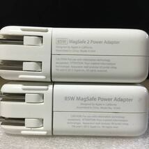 【送料無料】(020868D) Apple 85W MagSafe / MagSafe2 Power Adapter 5個セット ジャンク品_画像3