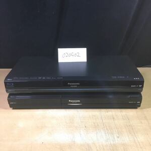 (020902G) Panasonic DMR-XP12/BR580 DVD/ブルーレイディスクレコーダー ジャンク品　2台セット