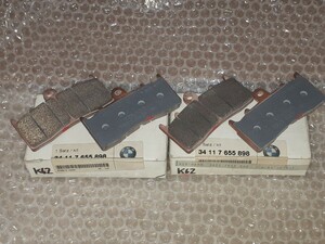 BMW original front brake pad car make several K1200( explanatory note middle . chronicle )