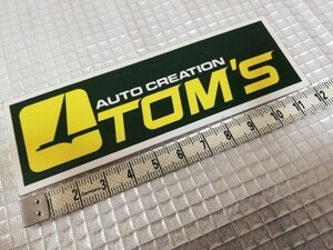 本物 希少 未使用 新品★トムス TOMS 当時物 ステッカー デカール 旧車 トヨタ TOYOTA AE86 スープラ GX71 ソアラ チェイサー MR2 レア JDM