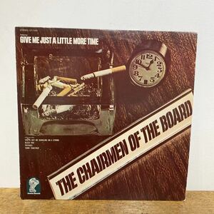 【US.オリジナル】THE CHAIRMEN OF THE BOARD/GIVE ME LITTLE MORE TIME/ソウル/ファンク/70’s/SOUL/FUNK/LPレコード