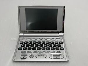 D(205k7) CASIO カシオ EX-word 電子辞書 XD-H3000 シルバー 広辞苑 辞書 ※通電確認済