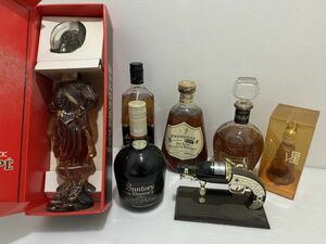 D(213k5) 古酒 洋酒 まとめ売り ブランデー ウィスキー お酒 未開封品含む アルコール 長期保管