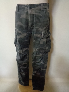 AVIREX アヴィレックス ミリタリー U.S.NAVY 迷彩 FATIGUE PANTS ファティーグ カーゴパンツ CAMOUFLAGE カモ コットン 上野商会 サイズL　