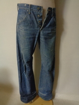 日本製 Levi`s リーバイス ENGINEERED JEANS RELAXED エンジニアード ジーンズ 00003-08 立体裁断 変形 デニム パンツ W28 インディゴ_画像1