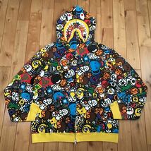 ★ムック限定★ XL Milo Animal Safari シャーク パーカー a bathing ape BAPE shark full zip hoodie エイプ ベイプ マイロ NIGO i64_画像1