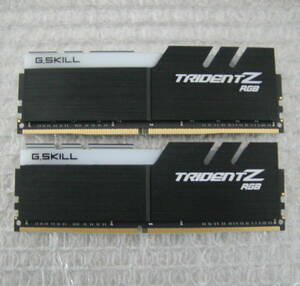 メモリ：32GB G.SKILL F4-3200C16D-32GTZR [DDR4 PC4-25600 16GB 2枚組]【送料無料】