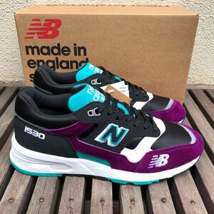 展開店舗限定 UK製 NEW BALANCE M1530KPT ネオンカラー US9D 27cm M1500 30th記念モデル 新品イギリス英国製 ブラック×パープル×ティール