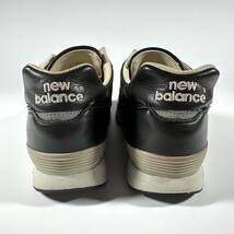 UK製【LIMITED EDITION】NEW BALANCE LM576UK BKU BLACK/TAN US8 26cm オールレザー 限定 M576 イギリス英国製 ブラック 黒 スニーカー_画像7