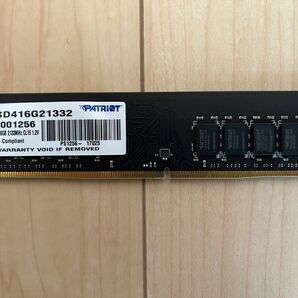 PATRIOT メモリカード 16GB DDR4 一枚