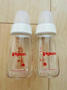 哺乳瓶 ピジョン哺乳瓶 Pigeon ガラス製120ml2本セット