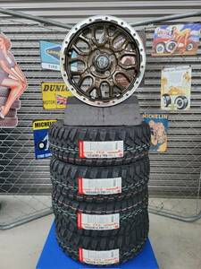 軽自動車用アゲアゲに!　新品!!　MADBAHN　XRー800M　ブロンズ系14インチホイール＋　ナンカンFT-9　165/65R14 ホワイトレター　４本セット