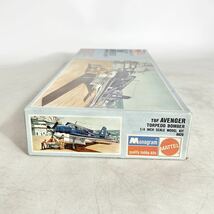 未組立 Mattel マテル社 1/48 アベンジャー U.S. NAVY TBF Avenger TORPEDO BOMBER プラモデル monogram モノグラム 6829 現状品_画像4