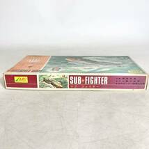 ② 未組立 ARII アリイ 魚雷探知艇 サブファイター SUB FIGHTER ゴム動力 プラモデル 有井 No.150 当時物_画像3