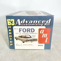 未組立 amt 1/25 フォード ギャラクシー スポーツ ハードトップ ’63 FORD GALAXIE 500XL SPORTS HARDTOP プラモデル 6003 現状品_画像4