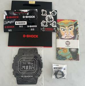 ♪CASIO G-SHOCK40周年 ノベルティ♪消しゴム & 手ぬぐい & マウスパッド & ステッカー(2種類) ＋ ショッピングバッグ