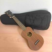 1円~「中古美品」ILIKAI UKULELE ウクレレ IL-SOP-150 ケース付き 音楽 ギター コレクション 器材 ジャンク品 Y122_画像1