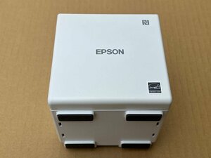 清掃点検済★EPSON TM-m10 レシートプリンター★紙送り量0.2km以内★外観良い★AC有り、紙無し★MODEL M332B TM10UE621（有線LAN+USB対応）