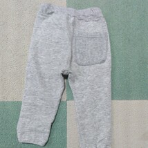 F.O.KIDS 秋冬ズボン　パンツ　2枚セット　グレー　赤　赤ちゃん　ベビー　キッズ　記名あり_画像7