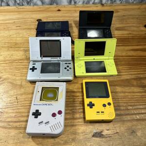 ジャンク(説明文をご確認ください。)ニンテンドーゲームボーイ、ゲームボーイポケット　DS、DS Lite、DSi、計6台セット