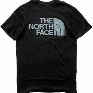 新品 M ★ THE NORTH FACE ザ ノースフェイス 半袖 ロゴ Tシャツ ブラック グレー US-S NF0A4M4P ハーフドーム コットン メンズ レディースの画像1