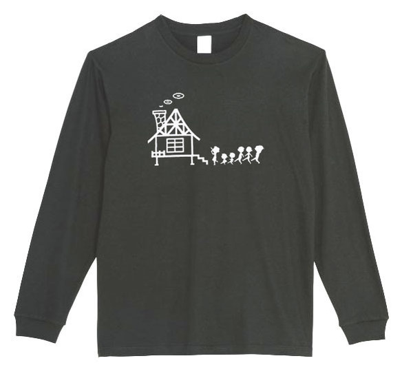 【黒2XLパロディ5.6oz】サザエロングTシャツ面白いおもしろうけるプレゼント長袖ロンT送料無料・新品人気