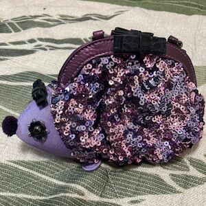 ANNA SUI MINI ポシェット　ハリネズミ　パープル