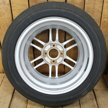 ENKEI エンケイレーシング RPF1 15インチ シルバー 7J+35 PCD100 ダンロップ エナセーブ 185/60R15 タイヤ ホイール 2本SET_画像8