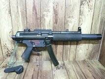 ☆1円～次世代のジャンク品♪セミ フル バースト～メカ作動ok♪マルイ H＆K MP5 SD6 次世代電動ガン マウントベース Lipoバッテリー付 管/2_画像4