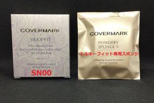  Covermark silky Fit SN00( refill )+ exclusive use sponge 