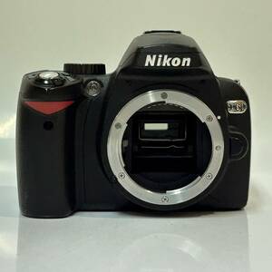 ★１円〜【通電確認済】Nikon ニコン DIGITAL CAMERA D60 デジタルカメラ ボディ ブラック YK