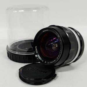 1円~【動作未確認】ニコン Nikon NIKKOR-NC Auto 1:2 f=28mm 一眼カメラ用 単焦点レンズ ケース付き G122544