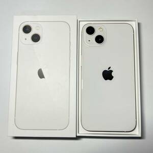 1円~【初期化済み】Apple iPhone 13 128GB スターライト MLND3J/A SIMフリー ACロック解除済み バッテリー最大容量86% 箱付き GK-70097